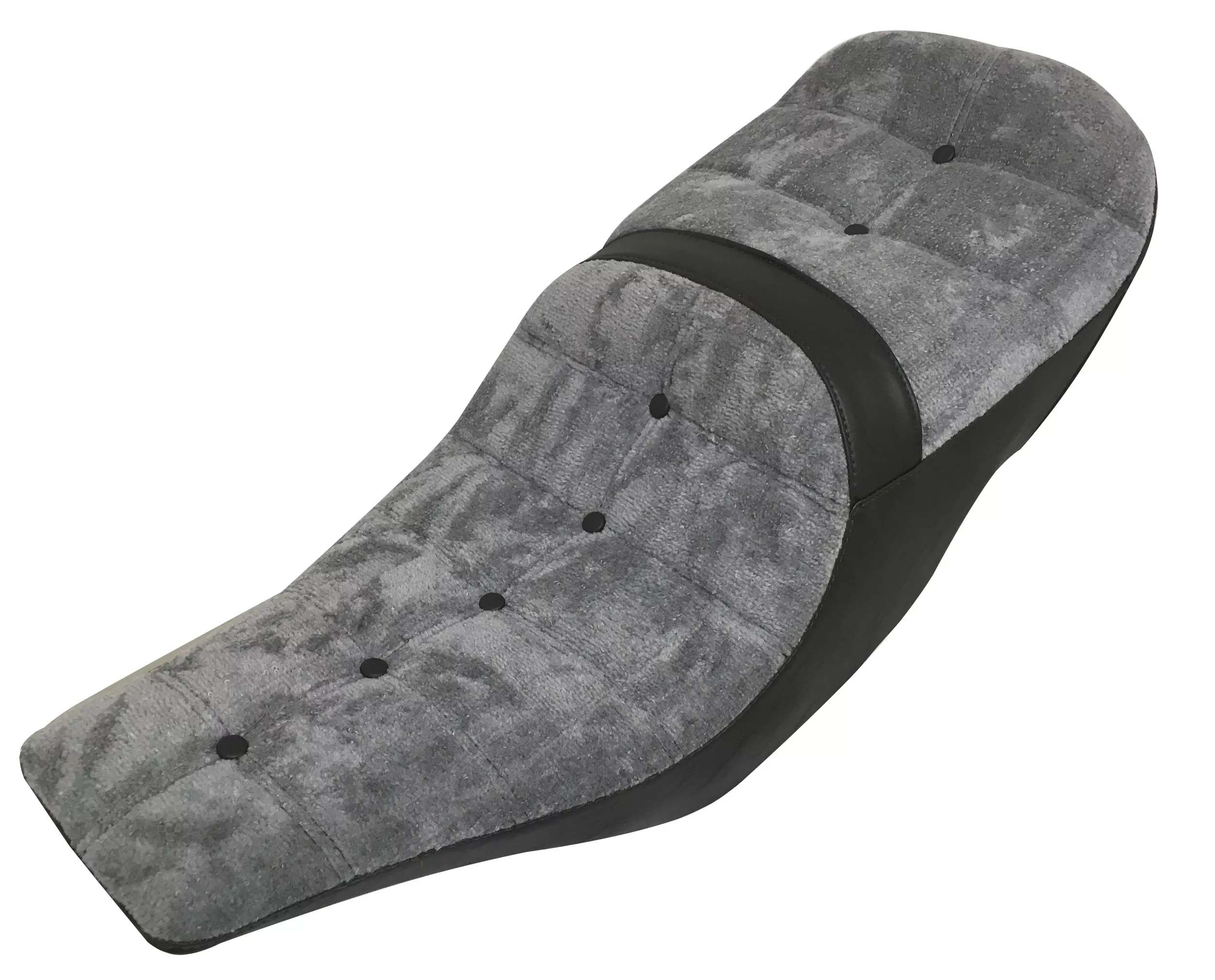 Harley-Davidson Velour Seat Black | Gray | For AMF FLT Motorcycle (1980-82)