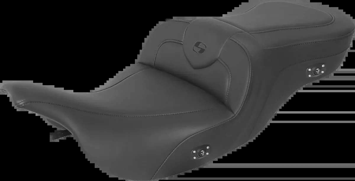 Heated RoadSofa™ Seat – Without Backrest – Black W/Black Stitching