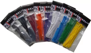 Helix Cable Ties 6″ Red 100/Pk – 303-4110