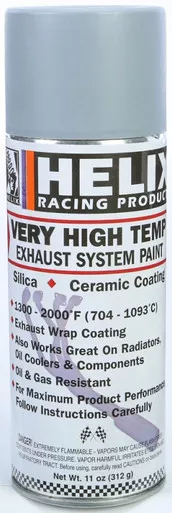 Helix Very High Temp Exhaust System Paint Grey Primer 11Oz – 165-1000
