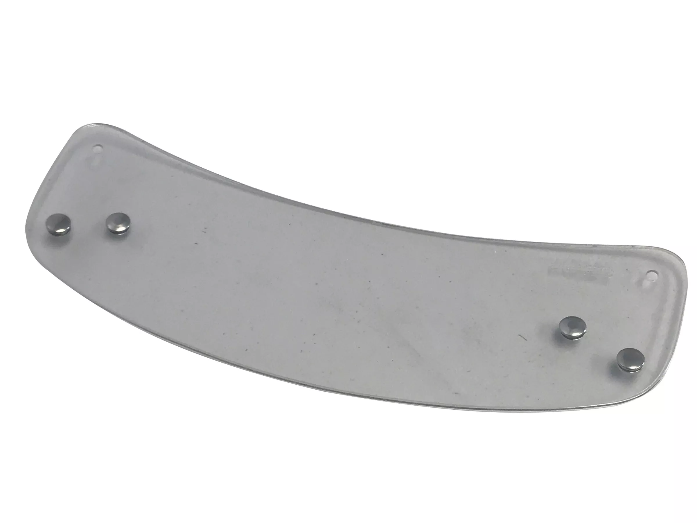 Helmet Face Shield (Flat, 4-Snap)