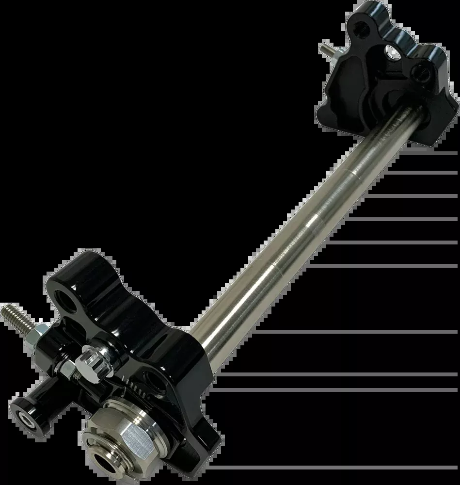 HHI AXLE ADJUSTER WITH INTEGRAL SHOCK RELOCATOR KIT HARLEY BAGGERS 09-24