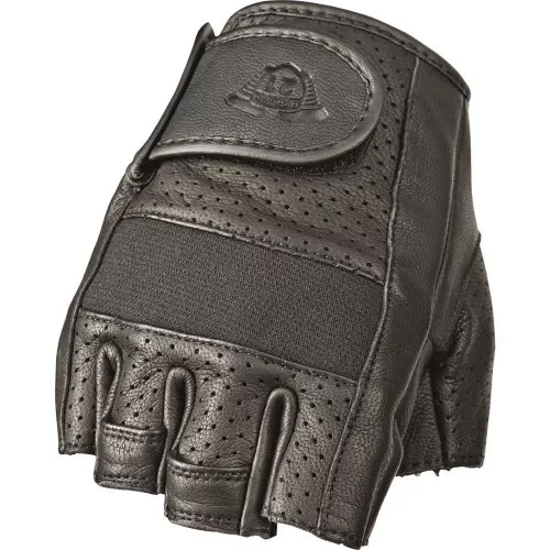 Highway 21 Half Jab Mens Perforated Leather Gloves