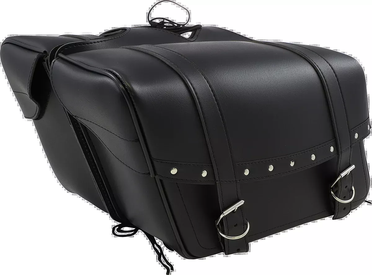 Highwayman Rivet Slant-Style Saddlebags – Large