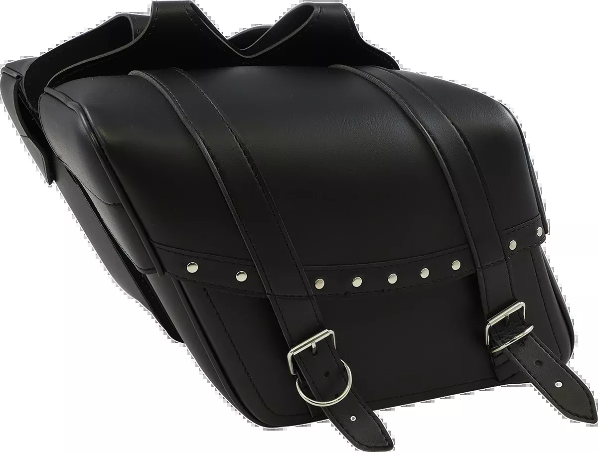 Highwayman Rivet Slant-Style Saddlebags – Medium