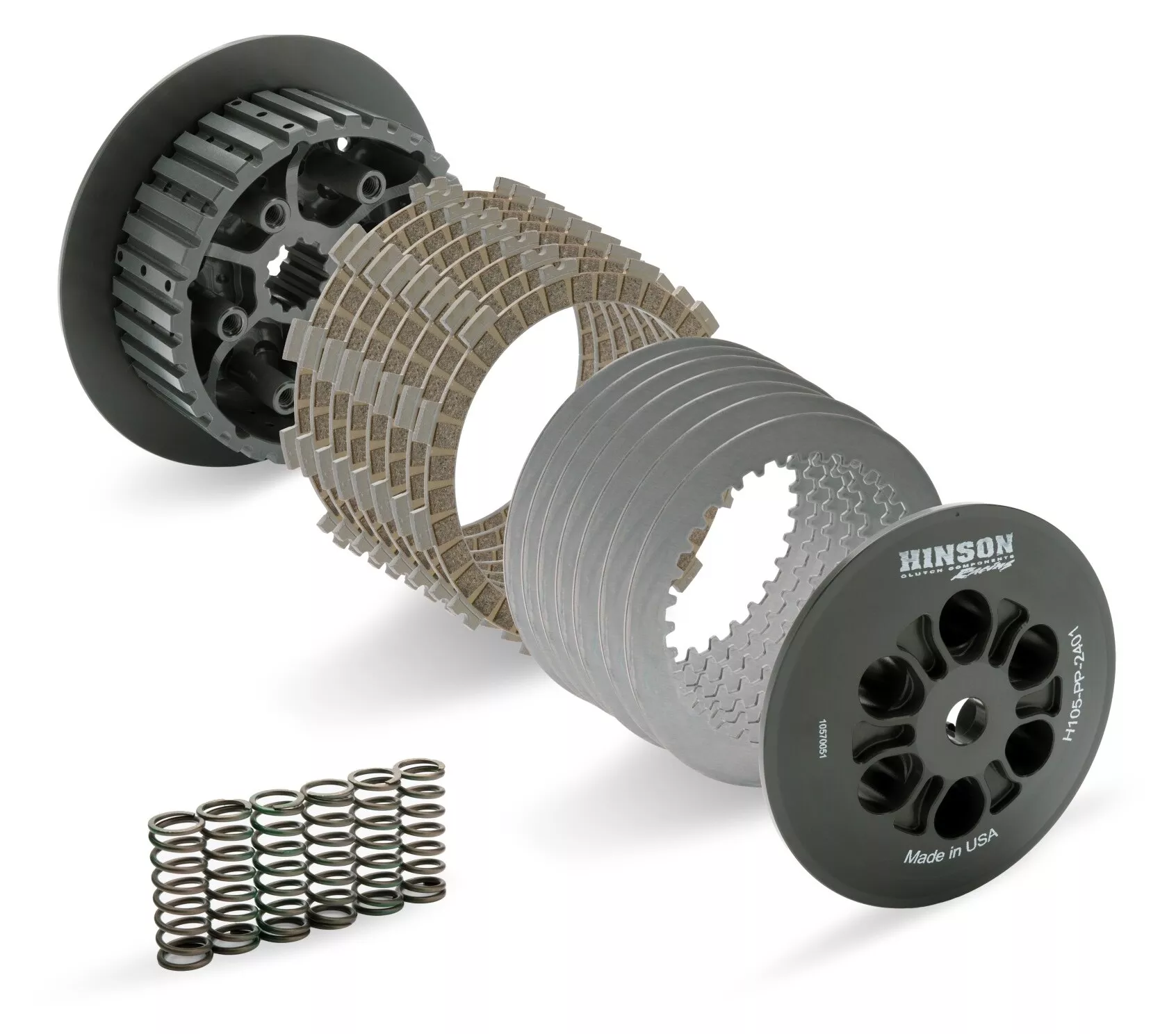Hinson Billetproof Inner Hub / Pressure Plate Kit With Plates & Springs Husqvarna 250cc