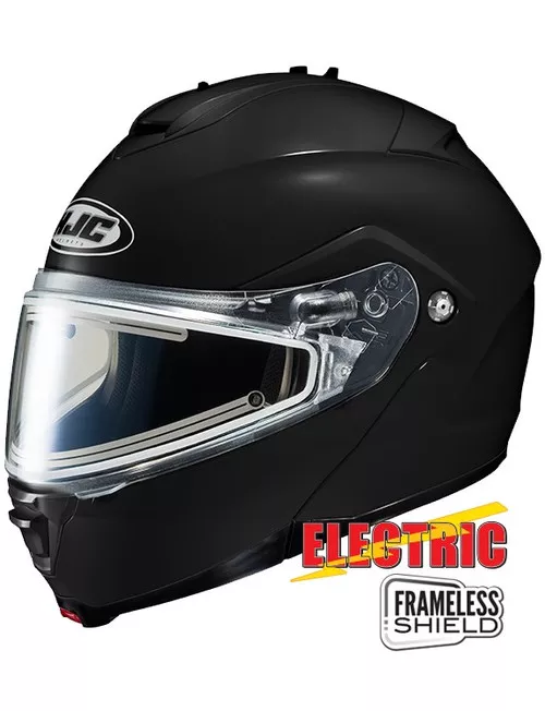 HJC IS-MAX 2 Solid Snow Helmet w/Electric Frameless Shield