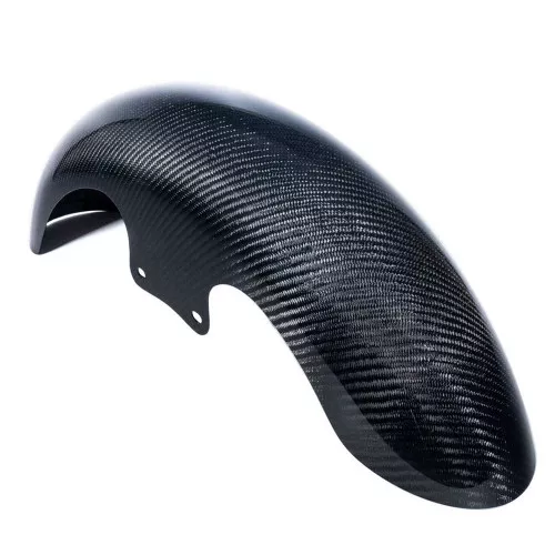 Hofmann Designs Mid Length Carbon Fiber Front Fender for Harley Touring