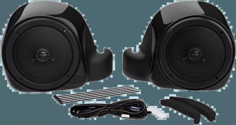 HogTunes G4 LC Lower-RM Speaker/Adaptor Kit for Liquid Cooled Lowers for '14-Up Harley Davidson Ultra Models