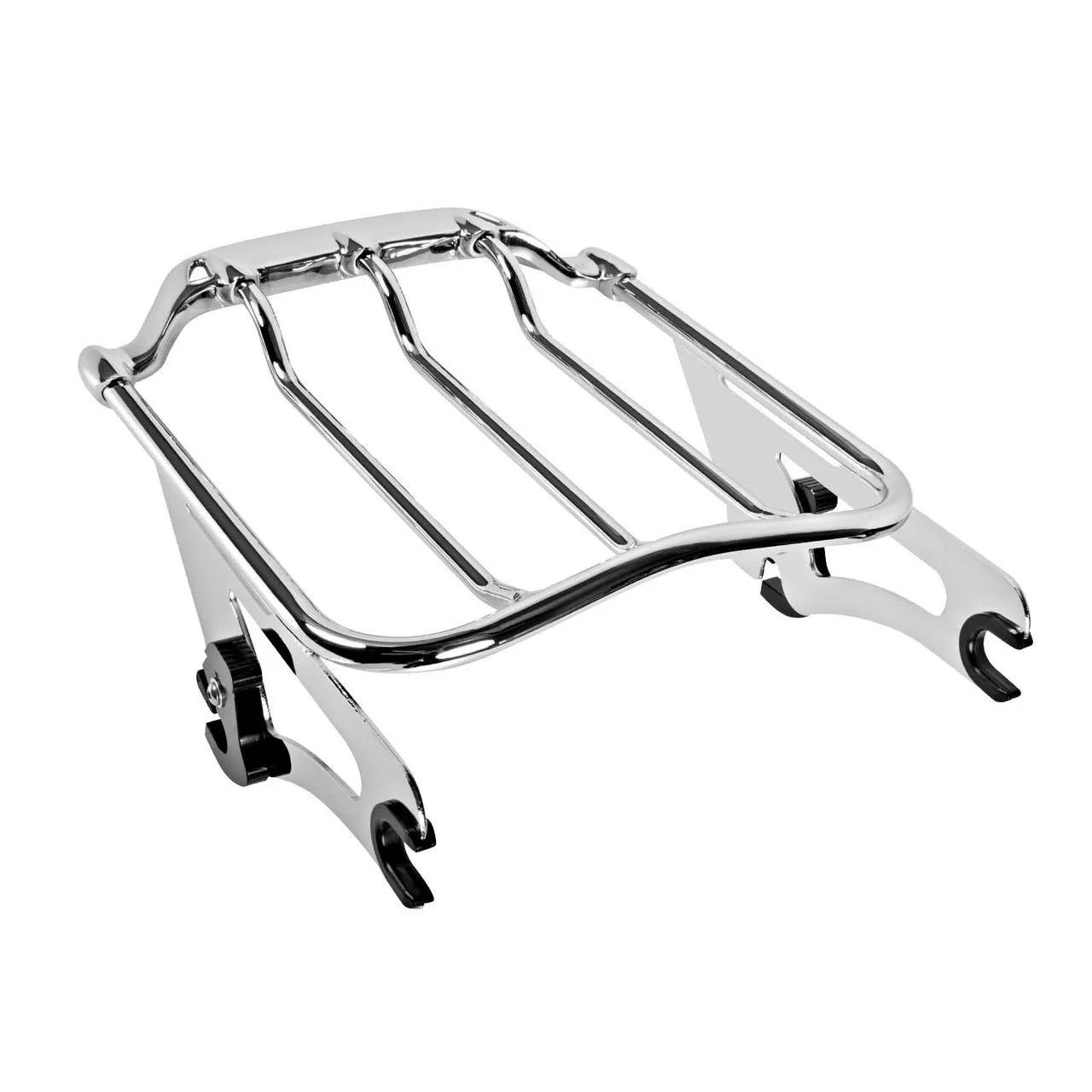 Hogworkz Air Wing Two Up Luggage Rack for ’09-25 Harley Davidson Touring (Select Finish)