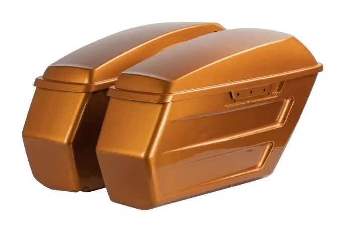 HogWorkz Chopped Hardline Saddlebags For Harley Touring 2014-2025