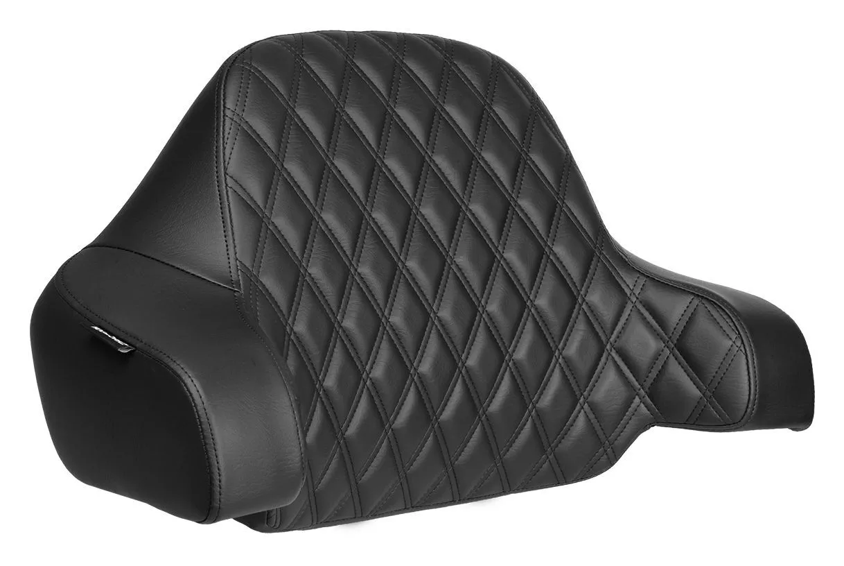 HogWorkz Chopped Tour Pack Backrest Pad For Harley Touring 1997-2025