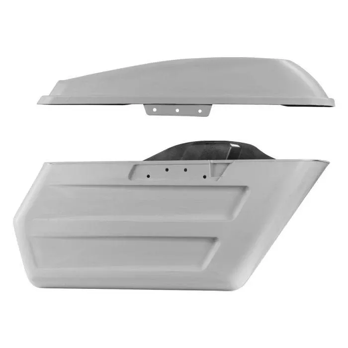 Hogworkz Color Matched Chopped Hardline Saddlebags for '14-25 Harley Davidson Touring (Select Color and Hardware)