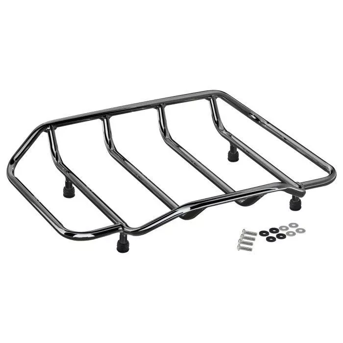 Hogworkz Tour Pack Luggage Rack for Harley Davidson Touring Motorcycles (Select Finish)