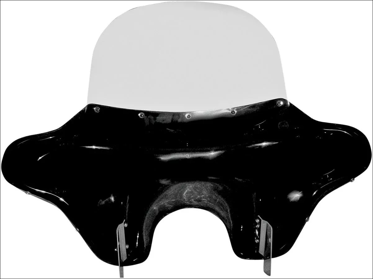 Hoppe HPKT-0063A Vanilla Zilla Non Audio Detachable Batwing Fairing Harley FLSTN