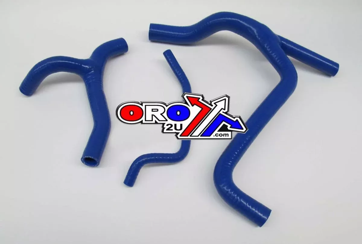 HOSE Y KIT 3pcs 09-14 KXF450 BLUE SILICONE RADIATOR Y SET