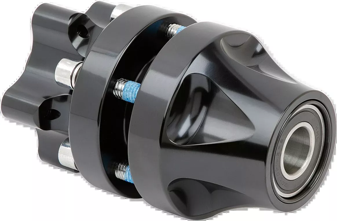 Hub – Cartridge – Front/Single Disc – Black – ’08-’25 Softail