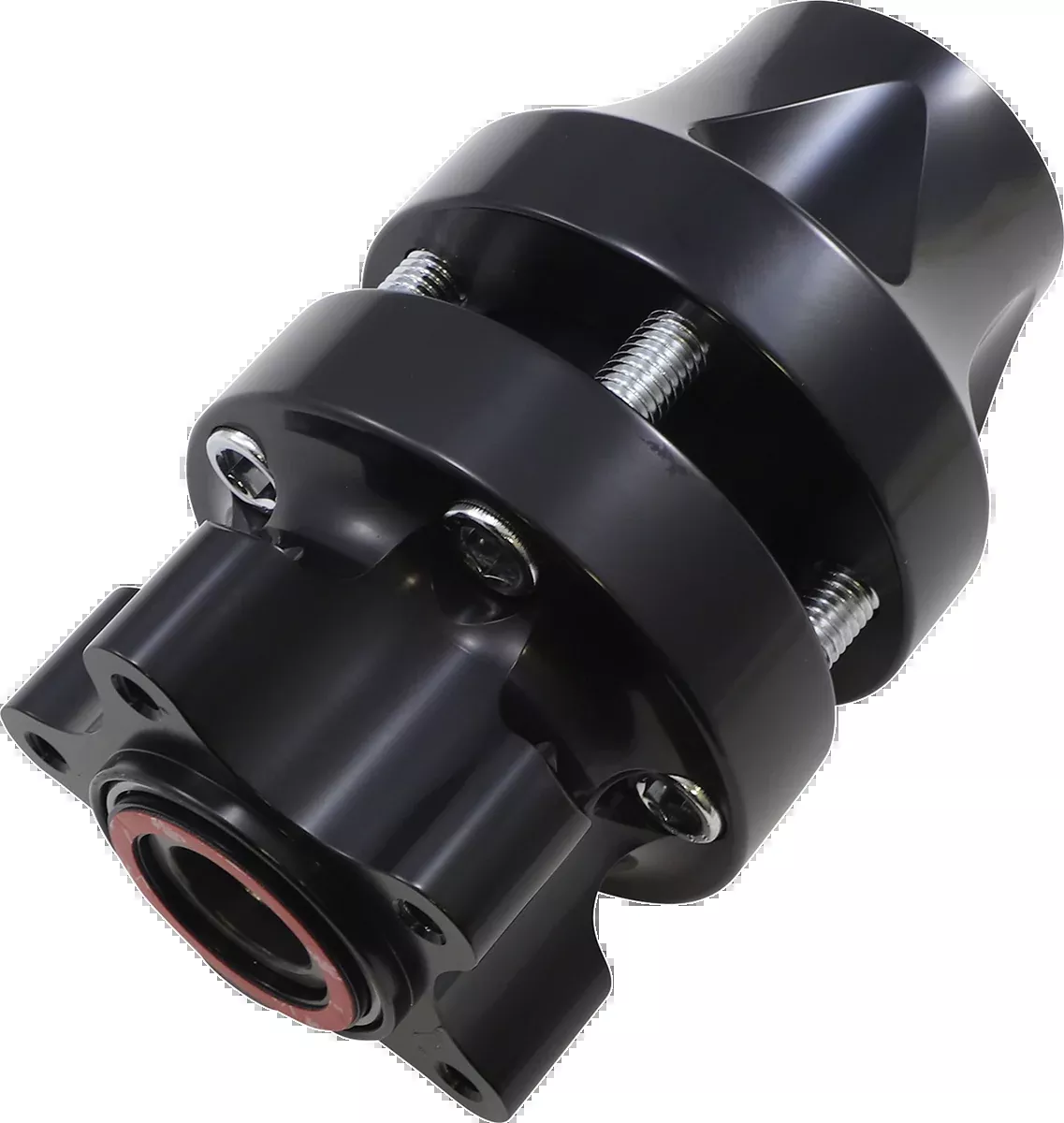 Hub – Cartridge – Front/Single Disc – Black – ’08-’25 Touring/Trike