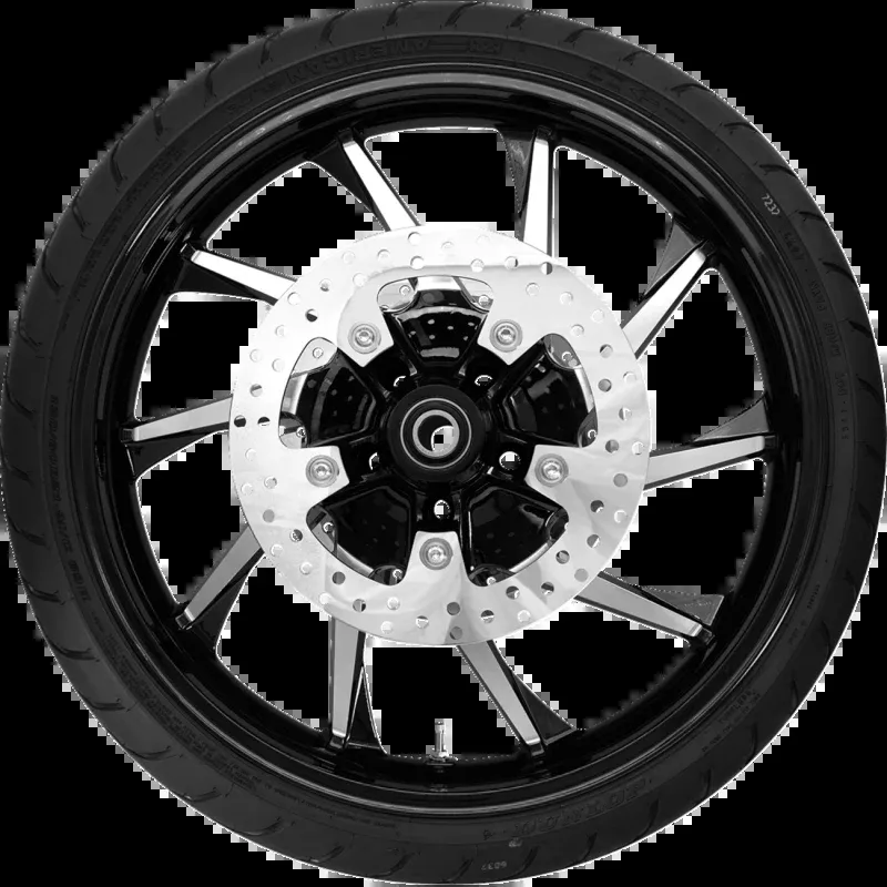 HURRICANE 21″ FRONT WHEEL COMPLETE PACKAGE HARLEY BAGGERS 08-26