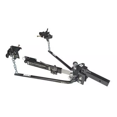 Husky 31986 Round Bar Weight Distribution Hitch Package – 600 lb. Capacity