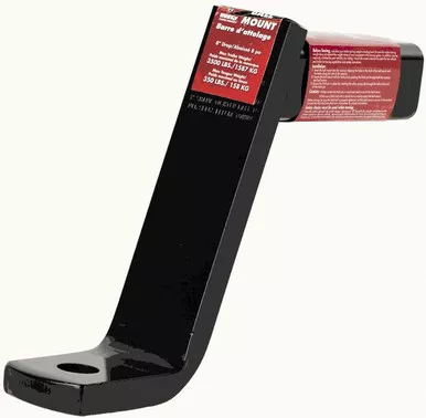 Husky Towing 31361 9" Length 8" Dia. Class III Trailer Hitch Ball Mount, 8" Drop