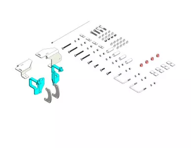 Husky Towing 31566 Custom Bracket Kit for Dodge 2009