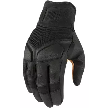 ICON 1000 Nightbreed Motorcycle Gloves (Black)