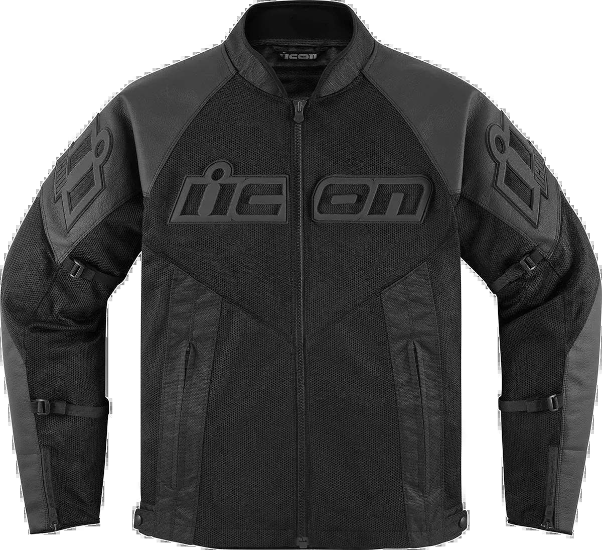 Icon Mesh AF™ Leather Jacket – Black – Small-28103897