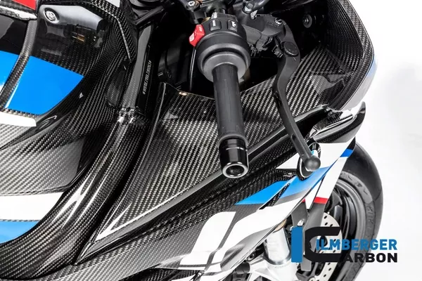 Ilmberger Carbon Badge Holder Right BMW S 1000 RR From 2019 - Twill Gloss