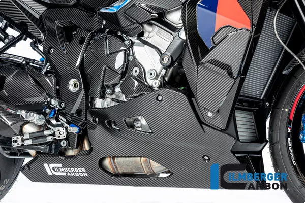 Ilmberger Carbon Belly Pan Long BMW M 1000 XR 2024 - Twill Gloss