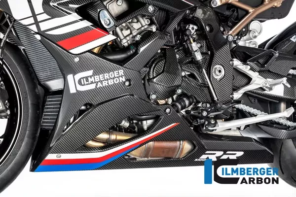 Ilmberger Carbon Belly Pan Long Version BMW S 1000 RR Street From 2019 - Twill Gloss