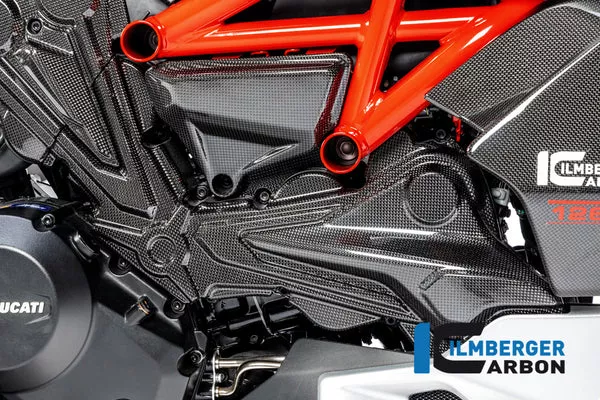 Ilmberger Carbon Cambelt Cover Horizontal Cylinder Ducati Diavel 1260