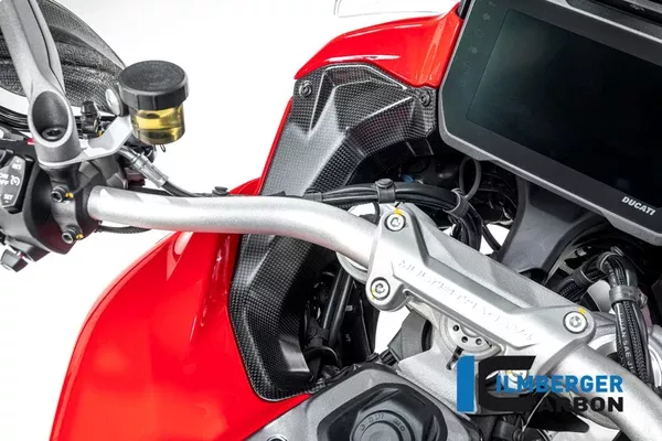 Ilmberger Carbon Cover Near The Instruments Left Side Ducati Multistrada V4 2021-2026 – Plain Matte