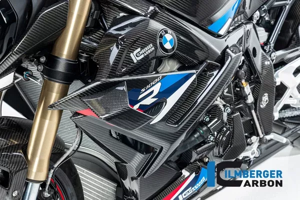 Ilmberger Carbon Fairing Side Winglet Left Side BMW S 1000 R From 2021 – Twill Gloss