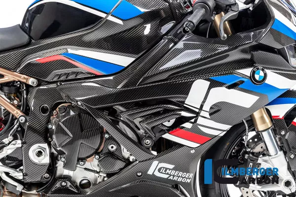 Ilmberger Carbon Frame Cover Big Right BMW S 1000 RR From 2019 - Twill Gloss