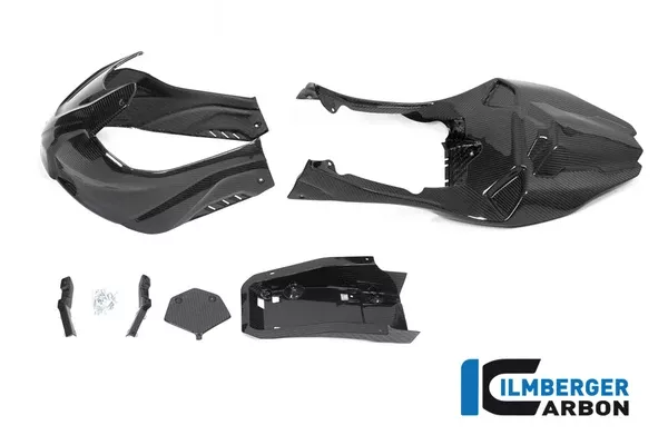 Ilmberger Carbon Monoposto Rear Fairings Kit BMW S 1000 RR From 2019 – Twill Gloss