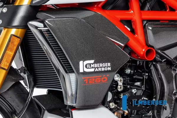 Ilmberger Carbon Radiator Cover Left Ducati Diavel 1260