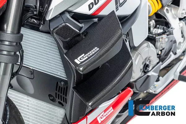 Ilmberger Carbon Radiator Cover Left Ducati Streetfighter V2
