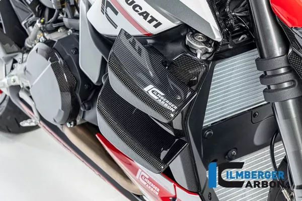 Ilmberger Carbon Radiator Cover Right Ducati Streetfighter V2