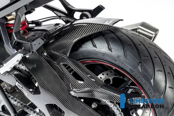 Ilmberger Carbon Rear Hugger Including Upper Chain Guard S 1000 XR From 2020 – Twill Gloss