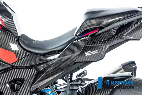 Ilmberger Carbon Seat Side Panel Left BMW M 1000 XR 2024 - Twill Gloss