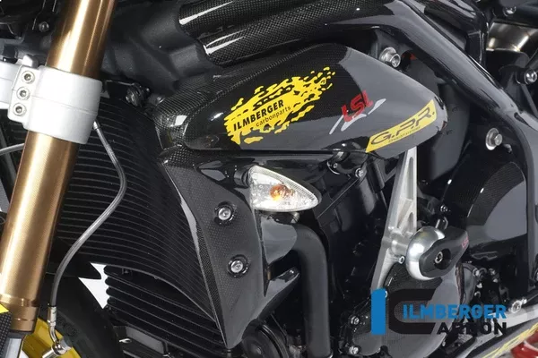 Ilmberger Carbon Water Radiator Cover Left Triumph 2011-2020