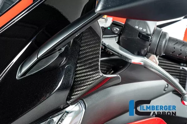 Ilmberger Carbon Wind Deflector On The Top Fairing Left Side Aprilia RSV4 From 2021