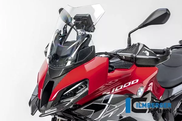 Ilmberger Carbon Wind Flap On Cockpit BMW S 1000 XR From 2020 - Twill Gloss