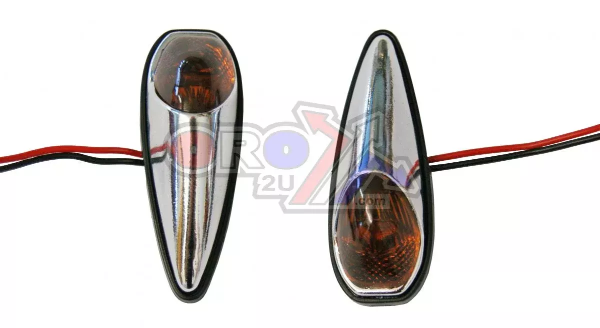 INDICATORS SMOKE LENS PAIR, JAGUAR CHROME LOOK CASE, 121406774