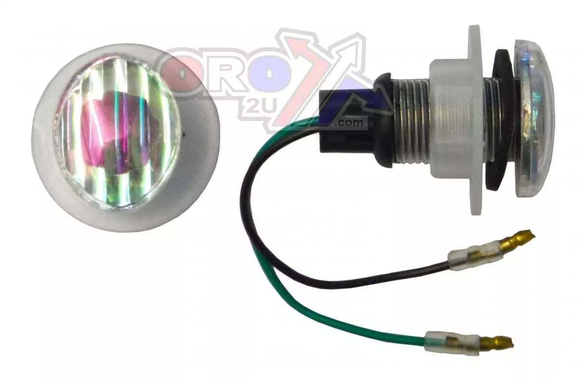 INDICATORS WHITE LENS PAIR, MINI EYE LAMP MODEL, 121406622