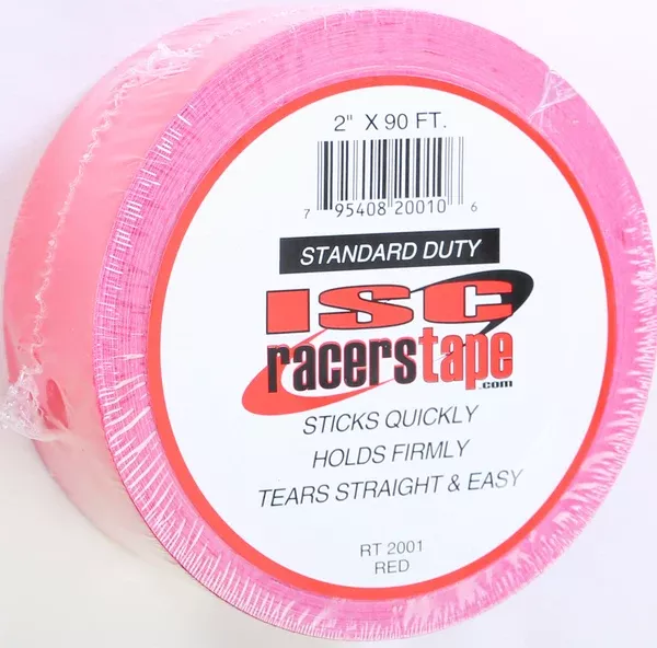 ISC RACERS TAPE 2″X90′ (RED) RT2001