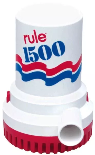 Jabsco Rule 1,500 GPH Pump, 12V