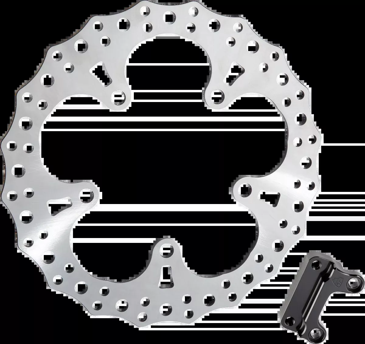 Jagged Left Brake Rotor - 13"