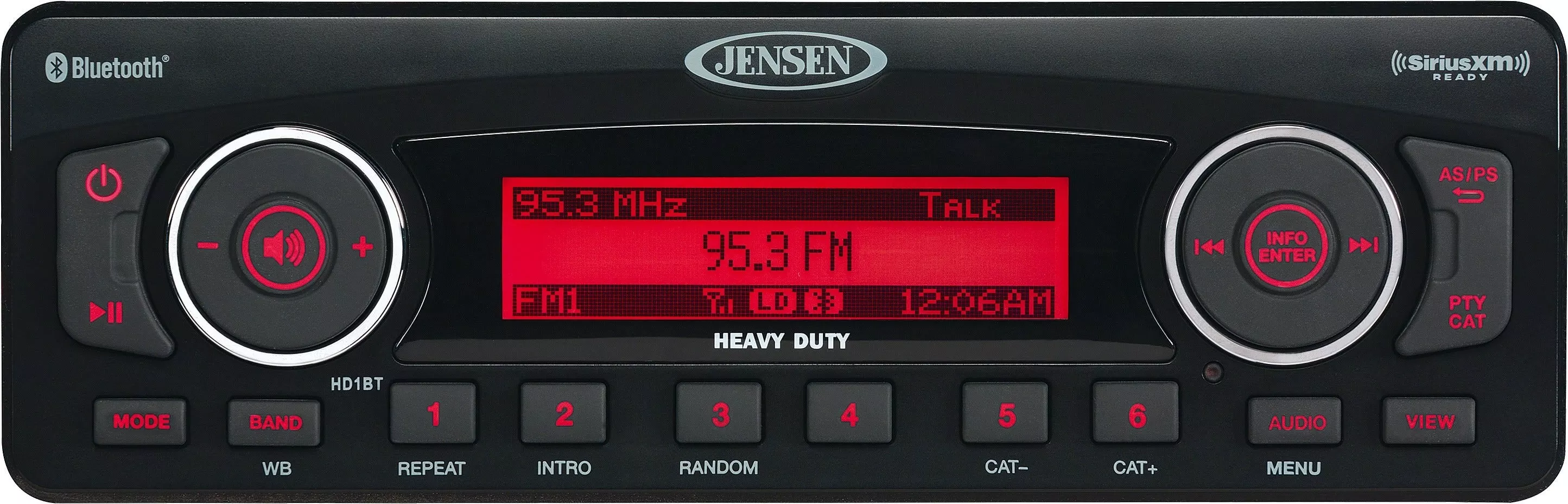 Jensen Plug n Play for Harley-Davidson Touring Water Proof Replacement Radio 98-13
